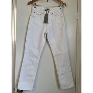 Officine Generale Paris 26 Bret Jeans Japanese White Women's💖NWT/ see details
